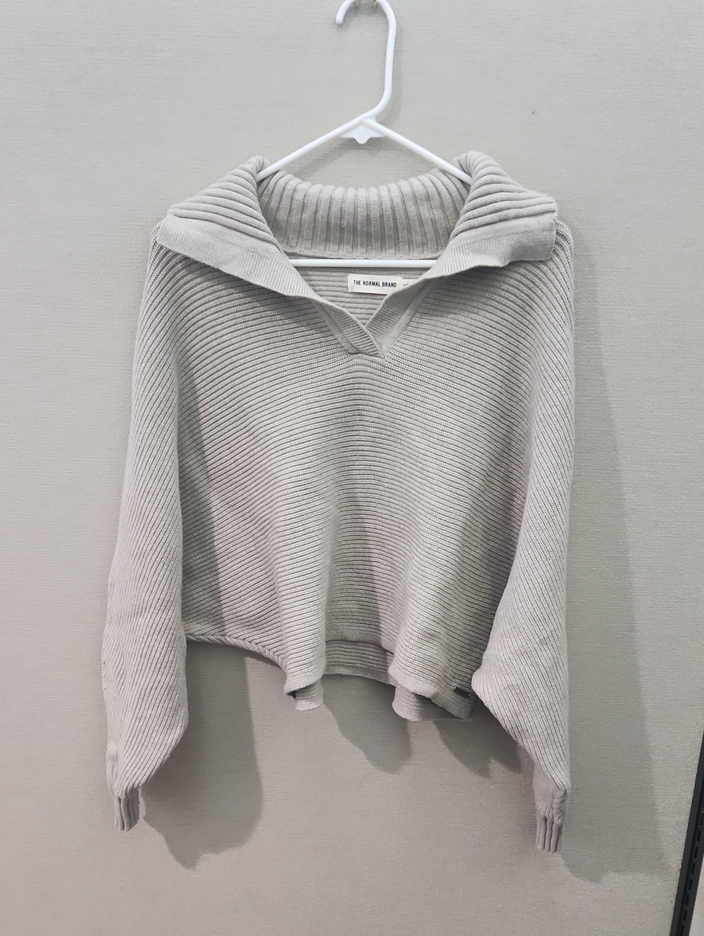 The Normal Brand Cropped Sweater Size Small